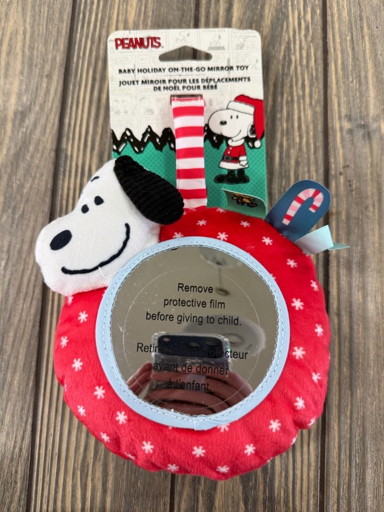 Peanuts Baby Holiday On-The-Go Mirror Toy By Kids Preferred