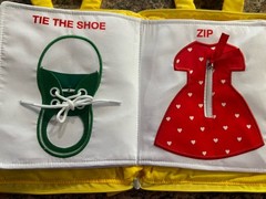 My Quiet Book Baby Toddler Soft Cloth Activity Busy Book Cognitive Development