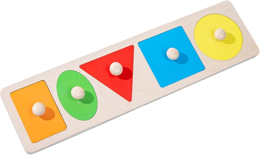 Genérico Wooden Multi Shapes | Shape Toys – Preschool Education Block