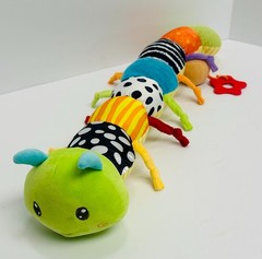 Baby Sensory Squeaker Crinkle Rattle Caterpillar 22″ Infant Stuffed Plush Toy