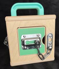 Lovevery Lock Box Cube Toy With Latches