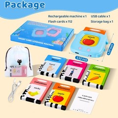 Toddler Toys Talking Flash Cards for 1 2 3 4 5 6 Year Old Boy Girl Birthday Gift