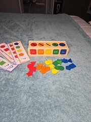 Montessori Toys Color&Shape Sorting Learning Matching Box