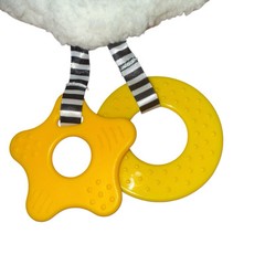 Manhattan Toy Co. Cherry Blossom Cloud Travel Toy Rainbow Teethers Sensory