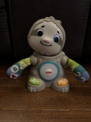 Fisher-Price Linkimals Sloth Baby Electronic Learning Toy with Lights & Music