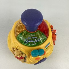VTech Disney Winnie The Pooh Play & Learn Spinning Top Lights Music interactive