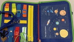 Freebear Sea Life Busy Board – Montessori Sensory Toddler Travel Toy