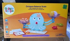 Gigglescape Octopus Balance Scale Educational Toy Collectible For Kids 3+