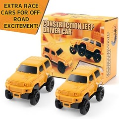 Construction Race Cars Accessories for Kids – 2-Pack Construction Cars