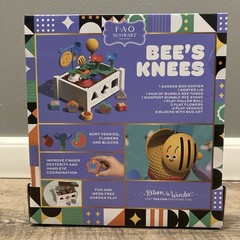 FAO Schwarz Bumble Busy Bee Garden Sort & Match Toy Set 18pc Ages 18m+ Brand New