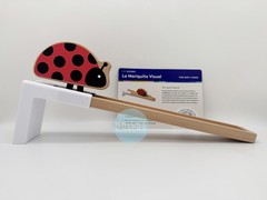Lovevery Look At Me Ladybug Toy 0-2 Months High Contrast Wooden Baby Toy Viral