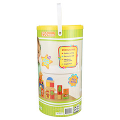 WOODEN BUILDING BLOCKS 150 Pieces, Baby and Toddler Toys