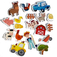 Buddy & Barney: Farm Bath Time Stickers – Age 3+