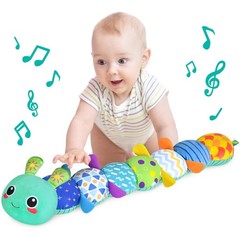 Baby Toys 0-6 6-12 Months, Sensory Music Animal Stuffed Toy for 0 1 2 3 4 5 6…