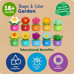 Learning Resources Shape & Color Garden, Toddler Outdoor Toys, Sensory Toys, Kid