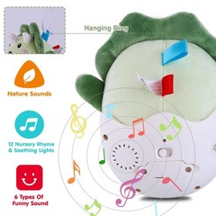 Baby Toys 0-6-12 Months, Plush Musical Toys, Cute Stuffed Animal Infant Toys…