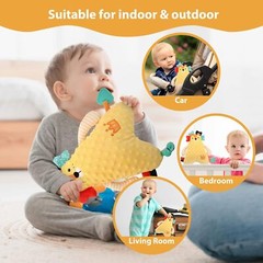 Teething Plush Baby Toys Stuffed Animal Security Newborn gift 0-12 months