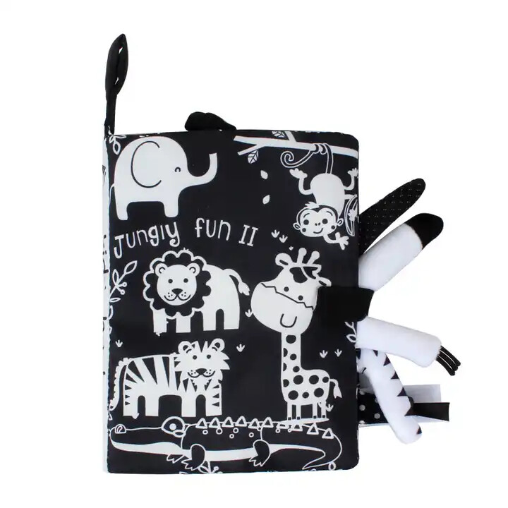 High Contrast Soft 3D Baby Books 0-24 Months Baby Toys