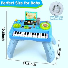 Fisher-Price Laugh and Learn Baby and Toddler Toy Mix and Learn DJ Table Musi