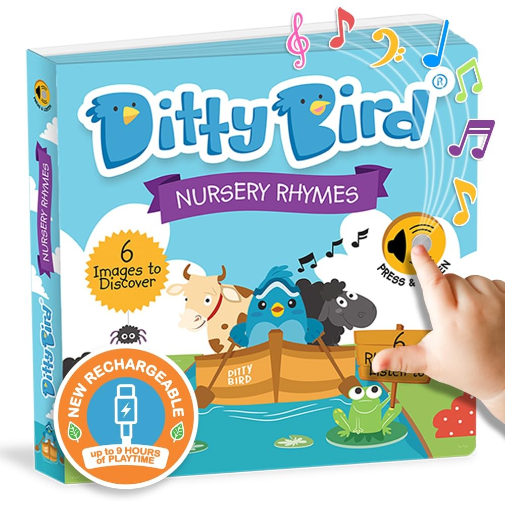 Nursery Rhymes Interactive Musical Sound Book for toddlers 1 3 Sing Along