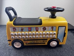 CoComelon Ride-On School Bus Toy w/ Music, ABCs, 123s, Tested & Working