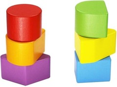 Babe Rock Wooden Plug-In Shape Sorter Box Montessori Toy 12 Pc Ages 12M+