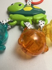 Infantino Baby Toy Rattle Green Turtle