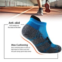 JOYNÉE Mens Ankle Athletic Low Cut Socks Running Sports Cushioned Sock for