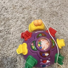 VTech Pull Along Turtle Activity Toy, Alphabet Theme, Multicolor, Motor Skills