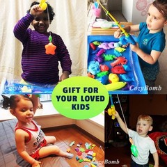 Multicolor Magnetic Fishing Toy Set: Engaging Learning for Boys and Girls