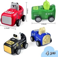Press and Go Toy Cars for Toddlers