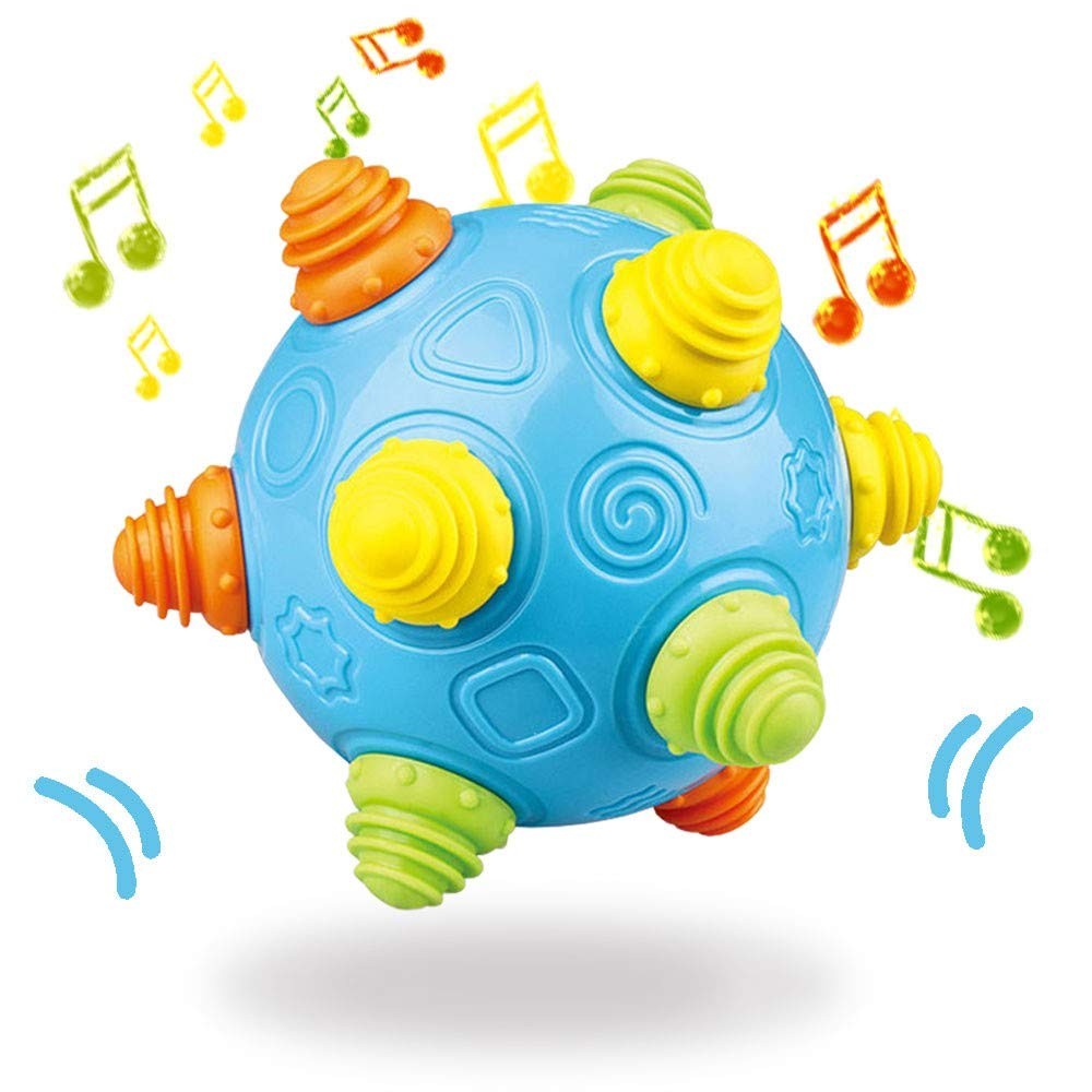 Baby Music Shake Dancing Ball Toy, BPA Free Bouncing Sensory Developmental Ba…