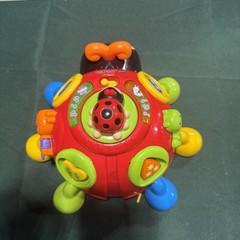 VTech Crazy Legs Learning Bugs Lady Bug – Works – Lights & Sounds – Ships Free!