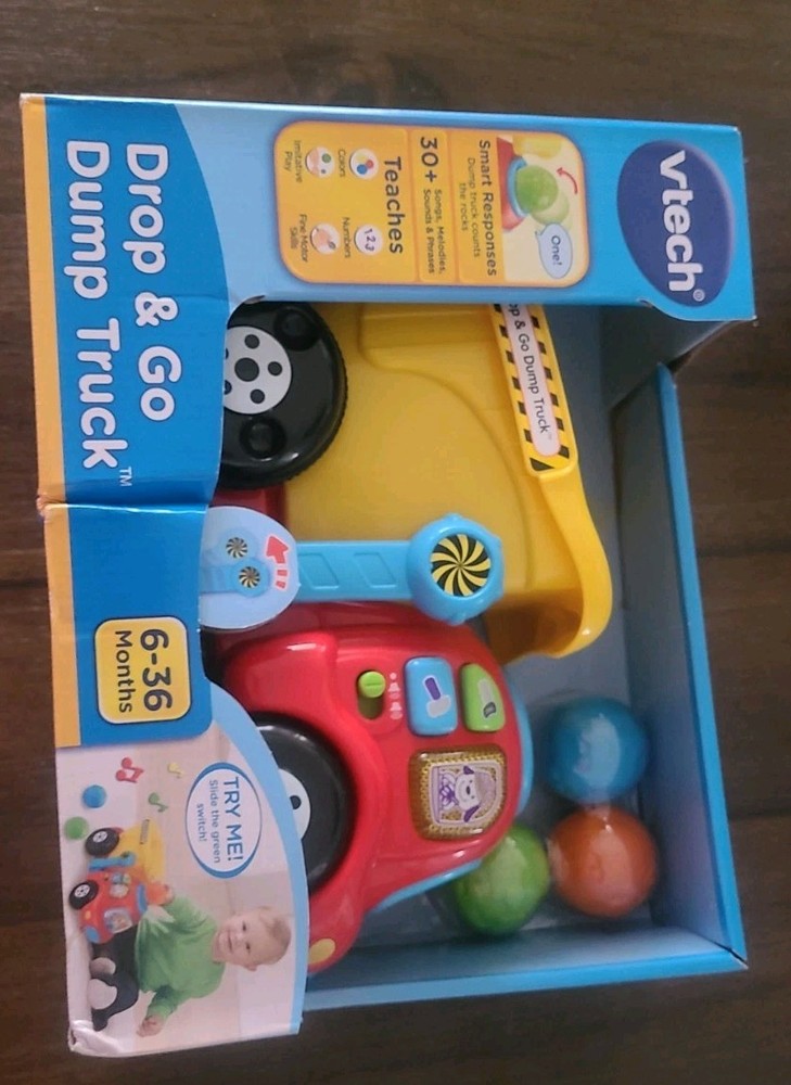 VTech Drop & Go Dump Truck Activity Toy Multicolor 6-36 Months Motor Skills