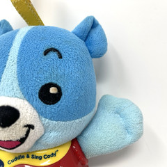 RARE Vtech Baby Cuddle and Sing Cody Lights Up Sing Sounds Talk Blue Puppy Dog