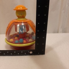 B Toys Ladybug Ball Popping Toy Push Pop Spin Poppitoppy Toddler Baby Toy