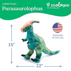 Parasaurolophus Dinosaur Stuffed Animal, Kids Gifts, 22 in | Jumbo