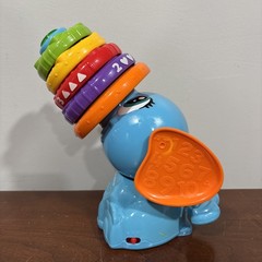 LeapFrog Stack and Tumble Elephant Music Sounds Shapes Colors Numbers TESTED