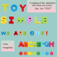 New — Baby Kids Learning Toys Wooden Alphabet Number Puzzle ABC Letters Board