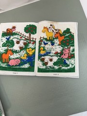 QUIET BUSY SOFT Fabric BOOK Toddler’s Hand Made Activity Lot Of 7 Used #6