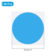 6″ Floor Stickers Classroom Decor, 60 Pcs Self Adhesive Dots Markers, Blue
