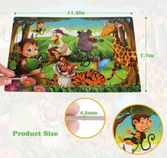 Wooden Puzzles Toys for Kids Ages 4-6, Set of 3 Packs with 60-Piece Wood…