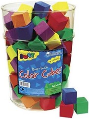 Learning Resources Hands-On Soft Color Cubes, Counting Blocks for Kids, Set o…