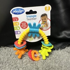 Playgro Teether Rattle BABY / INFANT Plastic Toy 3 Months+ NiP