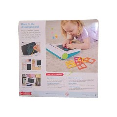 Fisher-Price Learn N Doodle Desk 6 Learning Panels Pretend Play Numbers Shapes