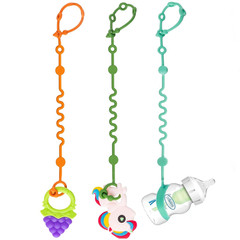 Littlehugs Toy Straps for Baby, Adjustable Toy Holder for Stroller Accessories,