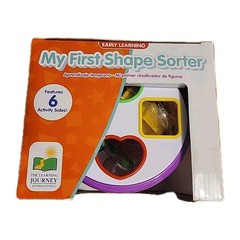The Learning Journey Early Learning My First Shape Sorter 6 Activity Sides NEW!