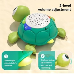 Musical Turtle Crawling Baby Toy With Light Projection Toys