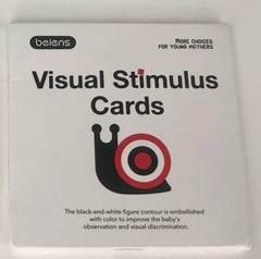 Beiens Design Visual Stimulus B&W Cards Baby’s Visual Brain Development -Infant
