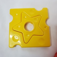 LeapFrog 4-in-1 Learning Hamburger Stacking Baby Toy Replacement CHEESE STAR